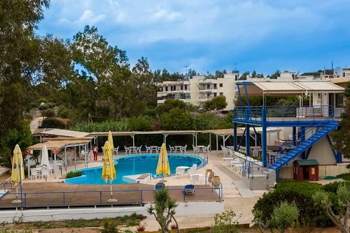 Hotel Vergina Lagonisi Esterno foto